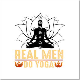 Real Men do Yoga Posters and Art